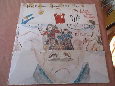 John Lennon-Walls and Bridges-Apple LP (SW 3416)-1974/Strong G+ to VG(play test)