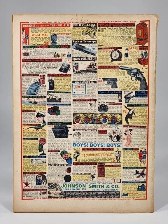 Famous Funnies #38 VG+ 1937. Full Color Portrait of Buck Rogers. - Image 2 of 3