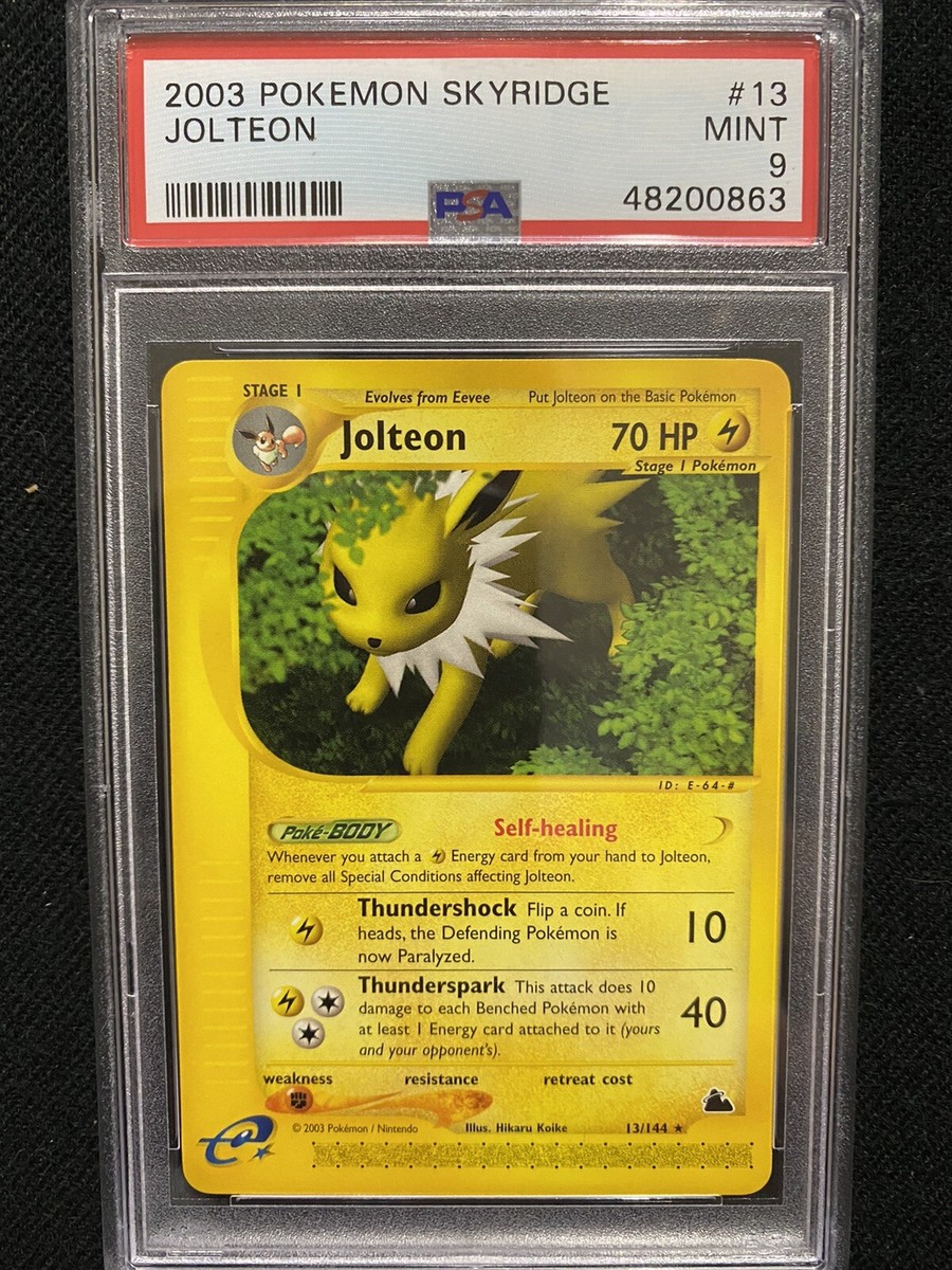 2003 Pokemon Skyridge Jolteon 13/144 PSA 9 Mint | eBay