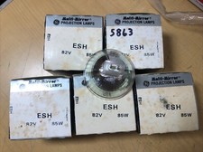 Lot of 5 - GE ESH 85W 82V Projection Lights Bulbs Lamps 49651 5863 