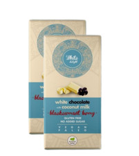 2 Tafel Weiße Schokolade Johannisbeeren Vega...