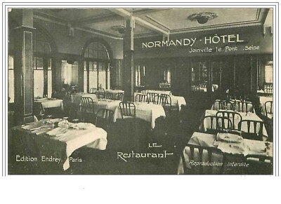 94. Joinville Le Pont. Normandy Hotel. Das Restaurant