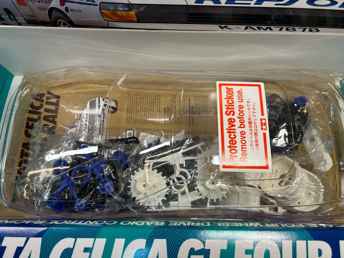 Vintage Tamiya TOYOTA CELICA GT-4 RALLY #58096 TA-01 4WD NIB