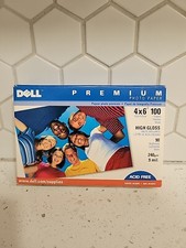 Dell Premium High Gloss 4x6 100 Sheets Photo Paper 90 Brightness Acid Free