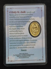 ST. JUDE Laminated Prayer Card Holy Card with Gold-Toned Medal | St ...