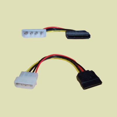 Delock Kabel Adapter Power SATA HDD - 4pin Stecker Netzteil 60100 Molex Strom PC