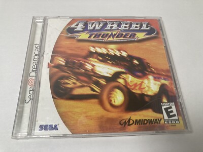 4 Wheel Thunder (Sega Dreamcast, 2000), Tested Working, Cracked Case