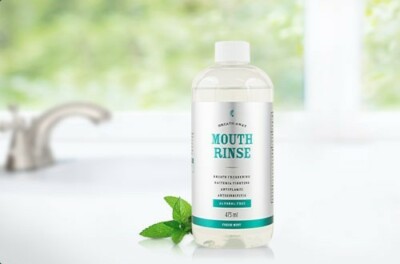  Mouth Rinse, Mundwasser Gebrauchsfertig Frische Minze, Alkoholfrei, 473 ml 