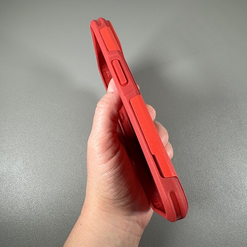 Case for iPhone 14 Pro - Adventurous Red | Dual Layer | Magnetic | Wrist Strap - Picture 4 of 17