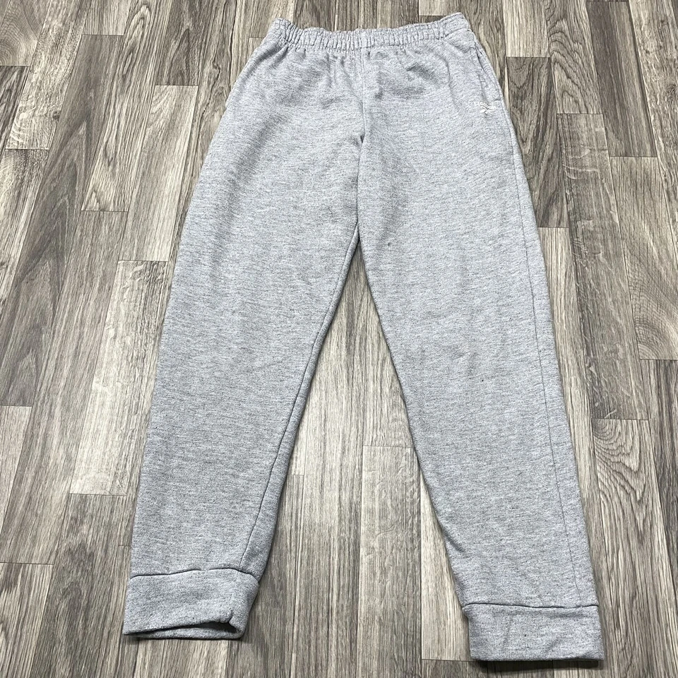 Pantalones deportivos REEBOK cintura elástica tiro medio gris para niño talla grande 14-16 Foto 3 de 4