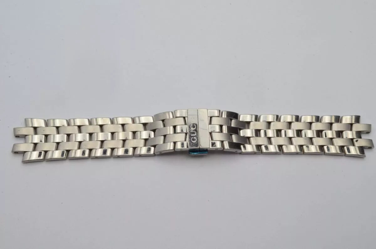 Gucci Vintage Acciaio Bracciale 22MM Per Immersione Uomo Uhr Quarzo Per 5500
