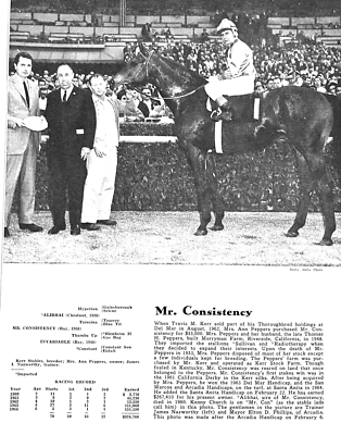 1964 TURF, Thoroughbred HORSE RACING Magazine - Man O' War, Alsab