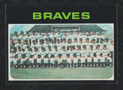 1971 TOPPS BASEBALL #652 ATLANTA BRAVES TEAM CARD HI# NMMT SHARP FREE SHIPPING