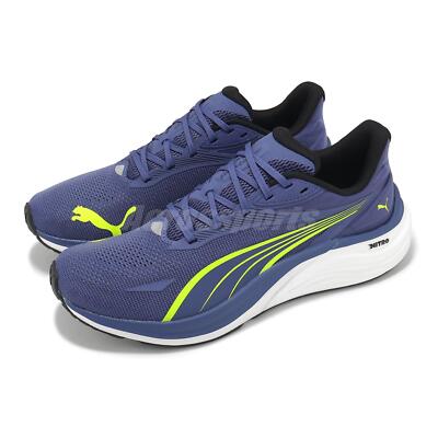 Puma Electrify Nitro Blue Green Men Unisex Road Running Shoes