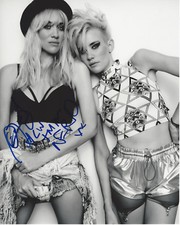 NERVO (OLIVIA & MIRIAM) SIGNED AUTHENTIC 8X10 PHOTO H w/COA EDM ELECTRONIC PROOF
