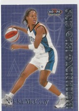 1999 Hoops WNBA Nikki McCray Building Blocks Washington Mystics #BB7/8