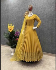 long gown with dupatta