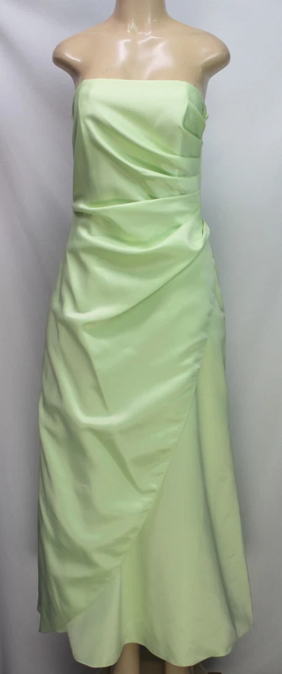 Maxi vestido para mujer Urban Girl Nites sin tirantes verde talla 9/10 Foto 2 de 4