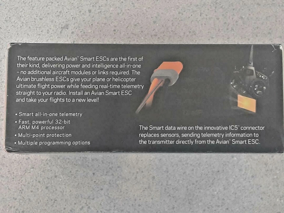 Spektrum RC Avian 100 Amp Brushless Smart ESC SPMXAE1100 Brand New!! - Image 3 of 3