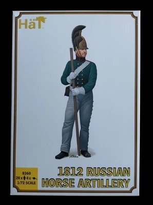 1 grappe de figurines au 1/72. HÄT 8360, Artillerie Russe à cheval 1812. - Photo 1/3