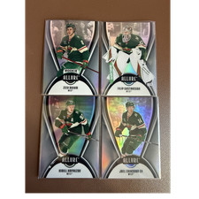 2025-26 Allure Minnesota Wild Black Rainbow Lot (4) Buium Kaprizov Ek Gustavsson