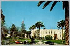Vtg Postcard Newton Evans Hall Bacteriology Loma Linda, CA 1950s