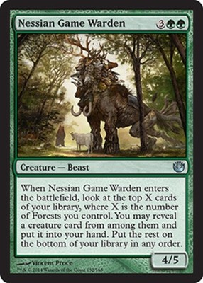 Nessian Game Warden - Damaged, English