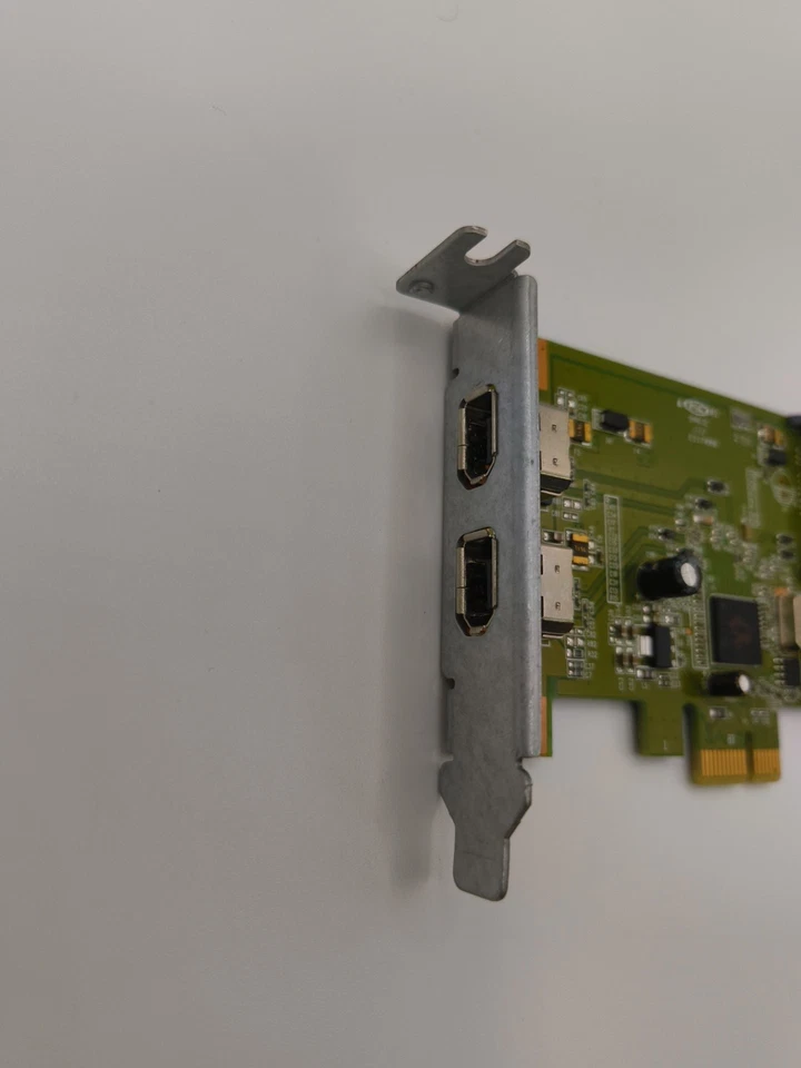 HP 628008-001 Dual Port FIREWIRE IEEE PCI Express X1 CARD W/ Low Profile H5-4(4) - Image 2 of 4