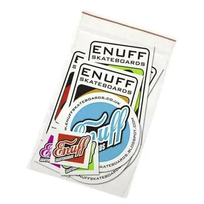 Enuff Skateboard Aufkleber Schwarz