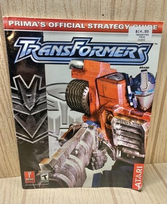 Transformers Armada PS2 Prima Official Strategy Guide Sony PlayStation 2