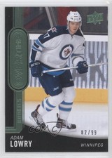 2014-15 Upper Deck Overtime Rookies Emerald 82/99 Adam Lowry #175 Rookie RC g5j