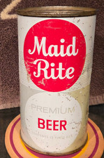 1958 MAID RITE STEEL FLAT TOP BEER CAN GRACE BROTHERS SANTA ROSA CALIFORNIA EMPT