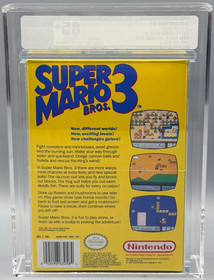 Super Mario Bros 3 Nintendo NES Oval SOQ Sealed New VGA 85+ Graded