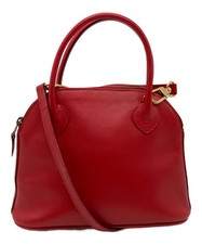 Borsa a tracolla ETRO 2WAY rossa autentica dal Giappone