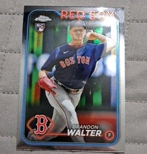BRANDON WALTER 2024 Topps Series 1 #193 Black Parallel Rookie RC /73