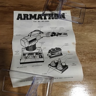 1984 Tomy Armatron Robot Arm untested Vintage Retro Robotics | eBay