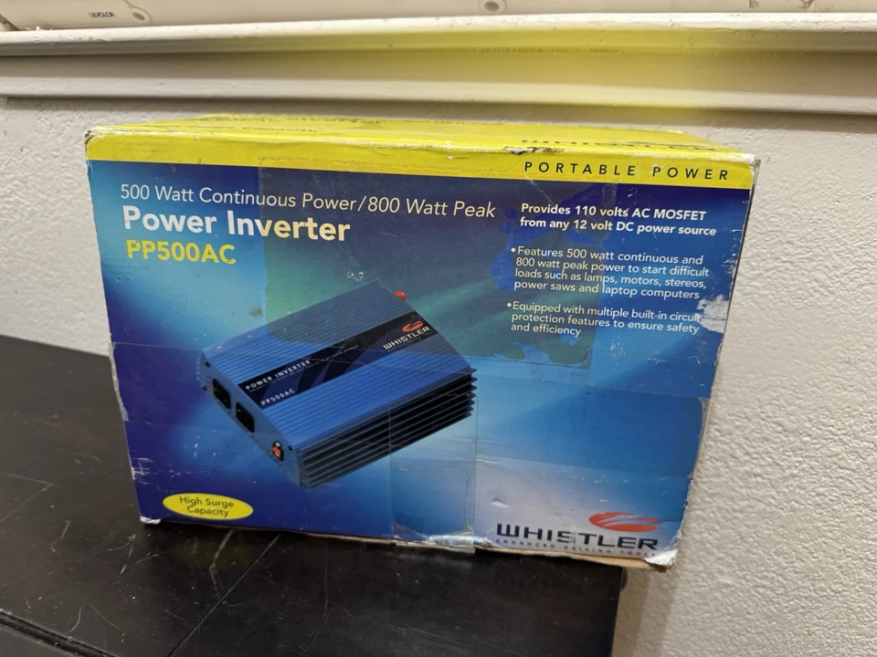 Whistler Power Inverter PP500AC ~ 500 watt continuous power/800 watt peak - Image 2 of 4