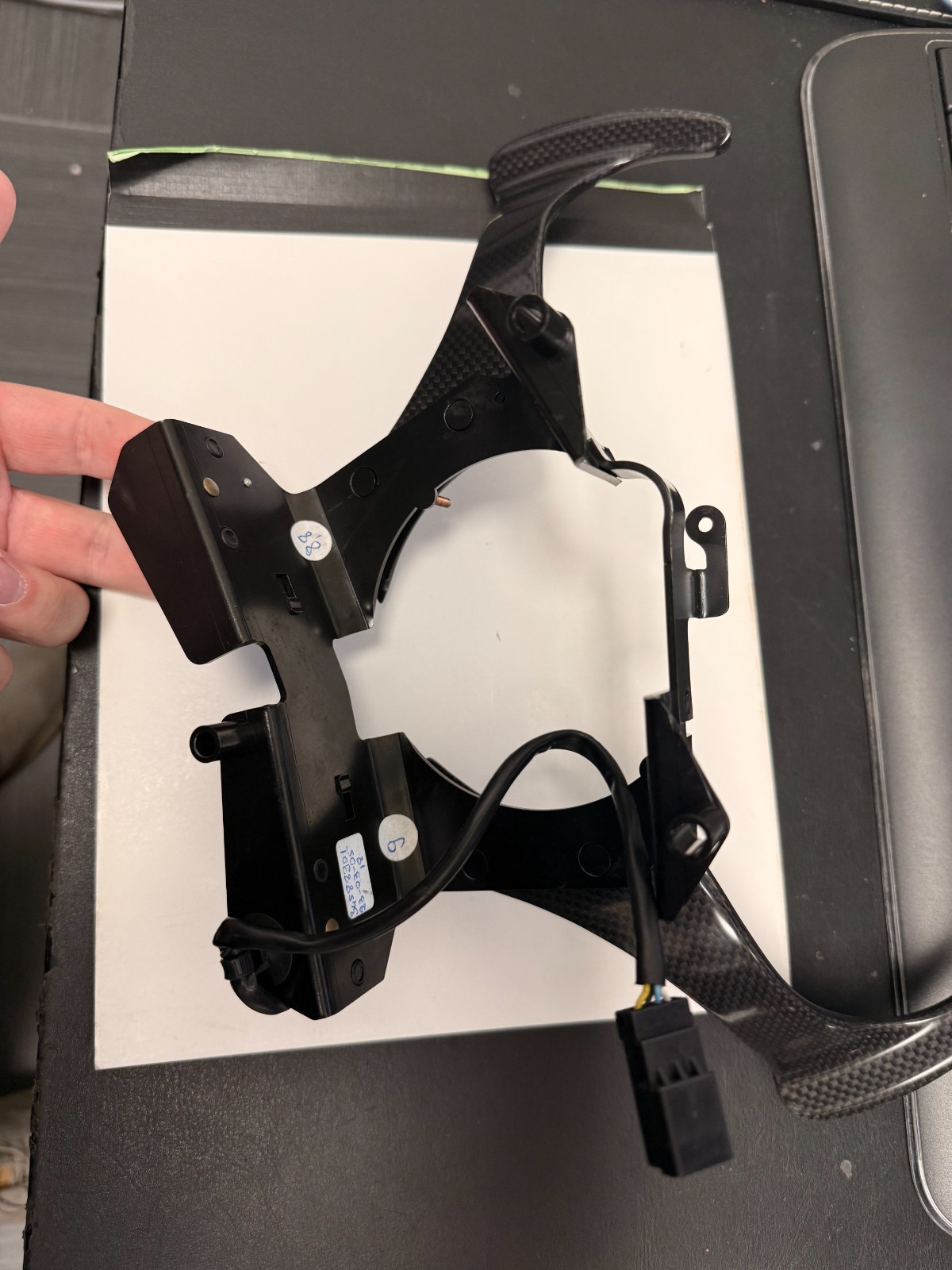 FERRARI F430 16M  360 CARBON FIBER PADDLE SHIFTER ASSEMBLY  P/N 226101  226099