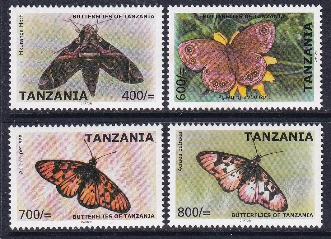 Butterflies Tanzanian Stamps for sale | eBay