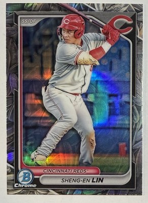 Sheng-En Lin 2024 Bowman Draft Chrome Sunflower Seed Refractor #BDC147 Rookie