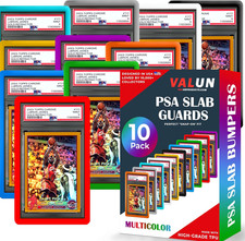 PSA Slab Bumper 10 PACK MULTI-COLOR Hard TPU PSA Slab Protector Guard for Gr