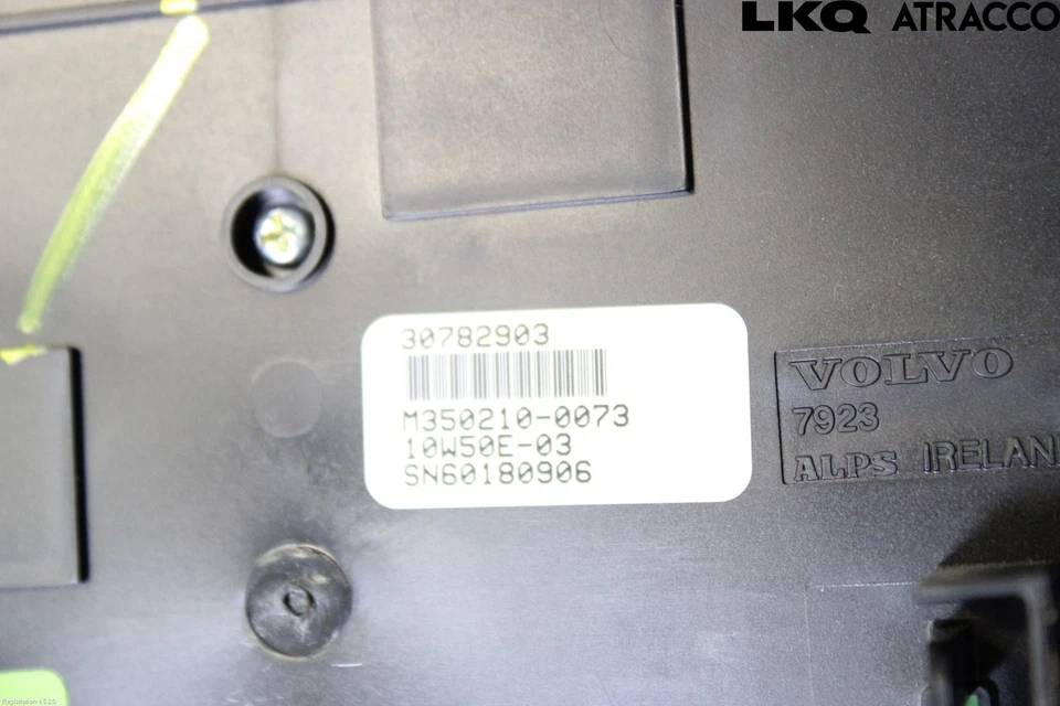 Centralina climatizzatore ORIGINALE VOLVO V70 III (135) 2011 - Immagine 3 di 3