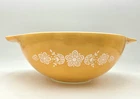 Pyrex Cinderella Mixing Bowl 444 Butterfly Gold Harvest Gold 4 Qt VTG