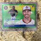 2025 Topps Chrome Platinum- Dylan Crews Green Mini Diamond Auto /75 (RC)