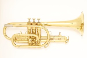 King 603 Student Series Bb Cornet Clear Lacquer w/ Case