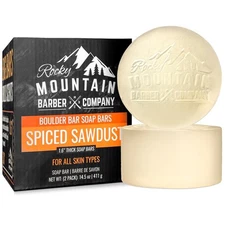 Men’s All-in-One Shampoo & Body Soap Bars – Extra Thick 1.6” G