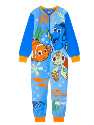 Kinder Findet Nemo Einteiler Fleece Pyjama PJ Loungewear Dory Größe 18M - 6 Jahre