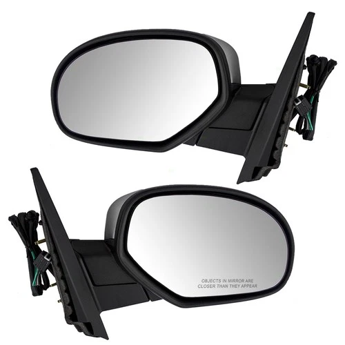 Power Mirror fits 2007-2013 Silverado 1500 Heated Manual Fold Set 25776088