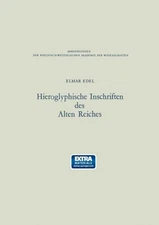 Edel - Hieroglyphische Inschriften des Alten Reiches - New paperback o - X555z