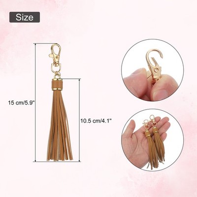 2pcs Leather Tassels 6